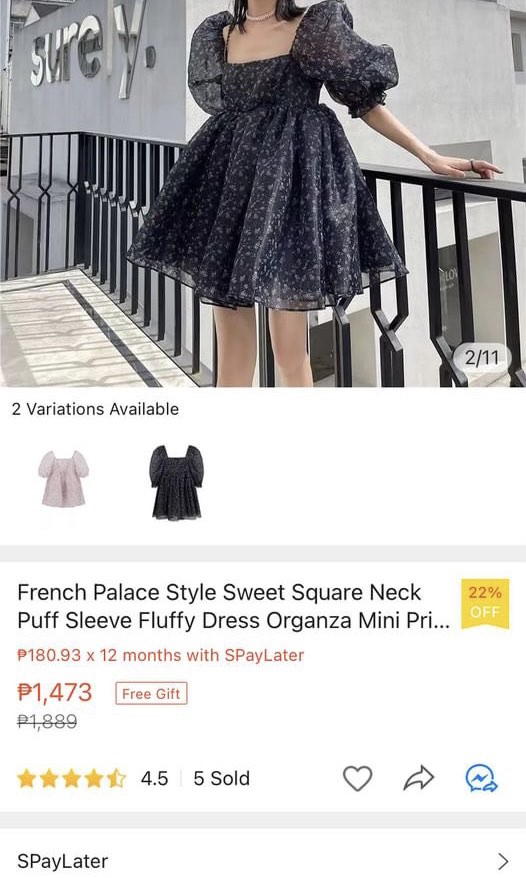 Puff Dress, Women's Fashion, Dresses & Sets, Dresses on Carousell