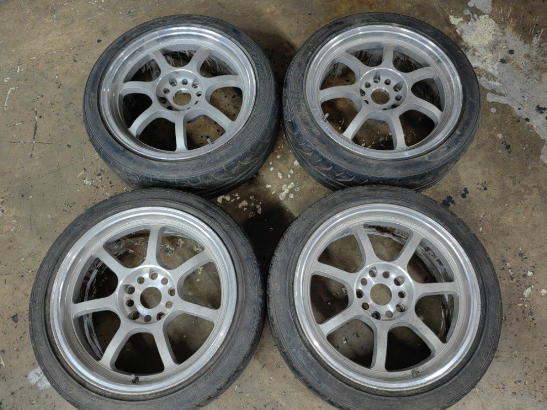 Rays Engineering Daytona 707 5X120 17 x 8J 9J ET35, Auto