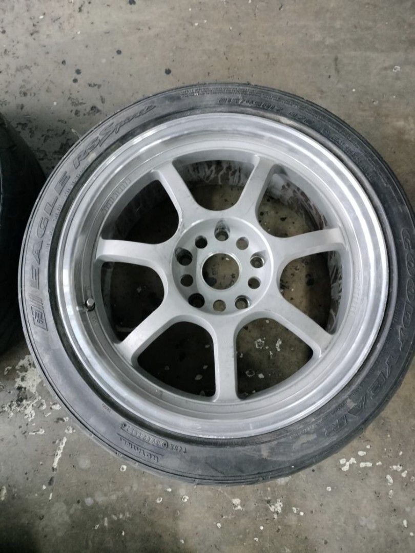 Rays Engineering Daytona 707 5X120 17 x 8J 9J ET35, Auto