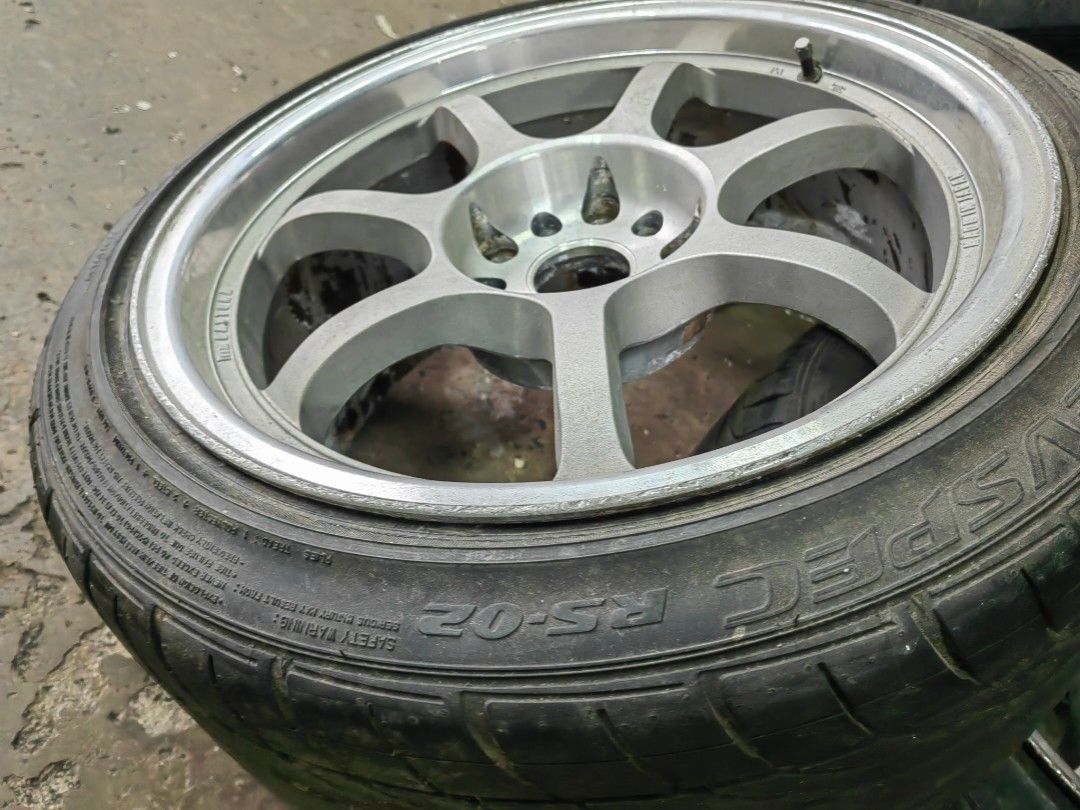 Rays Engineering Daytona 707 5X120 17 x 8J 9J ET35, Auto