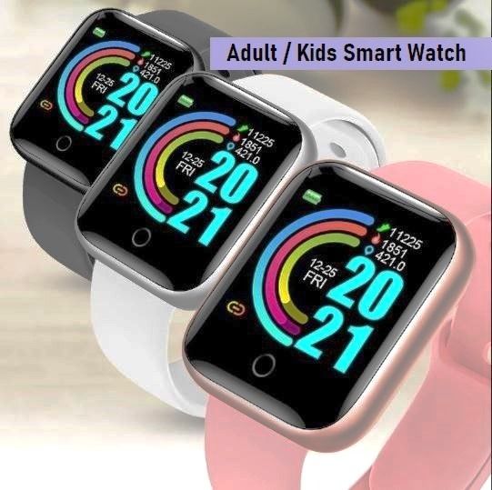 Ready Stock Kids Adult Bluetooth Smart Watch Sports Band