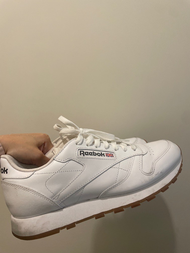 Reebok white clearance shoes men