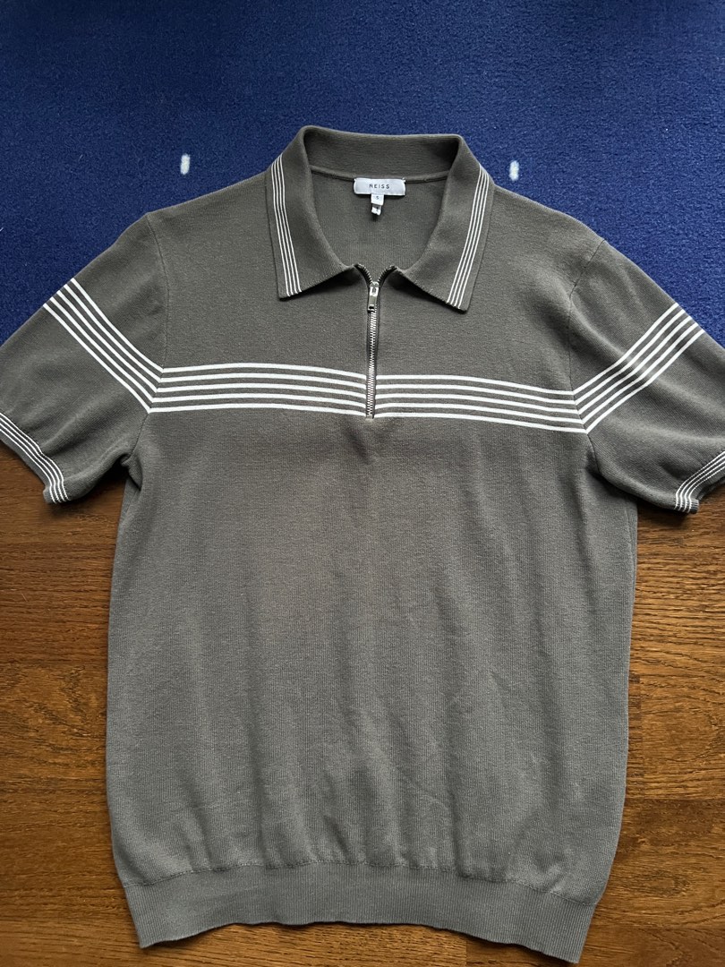 Reiss zip polo excellent condition, Men's Fashion, Tops & Sets, Tshirts ...