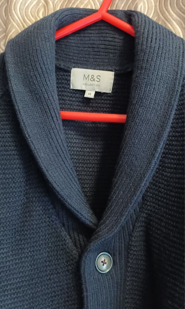 M and s navy cardigan best sale