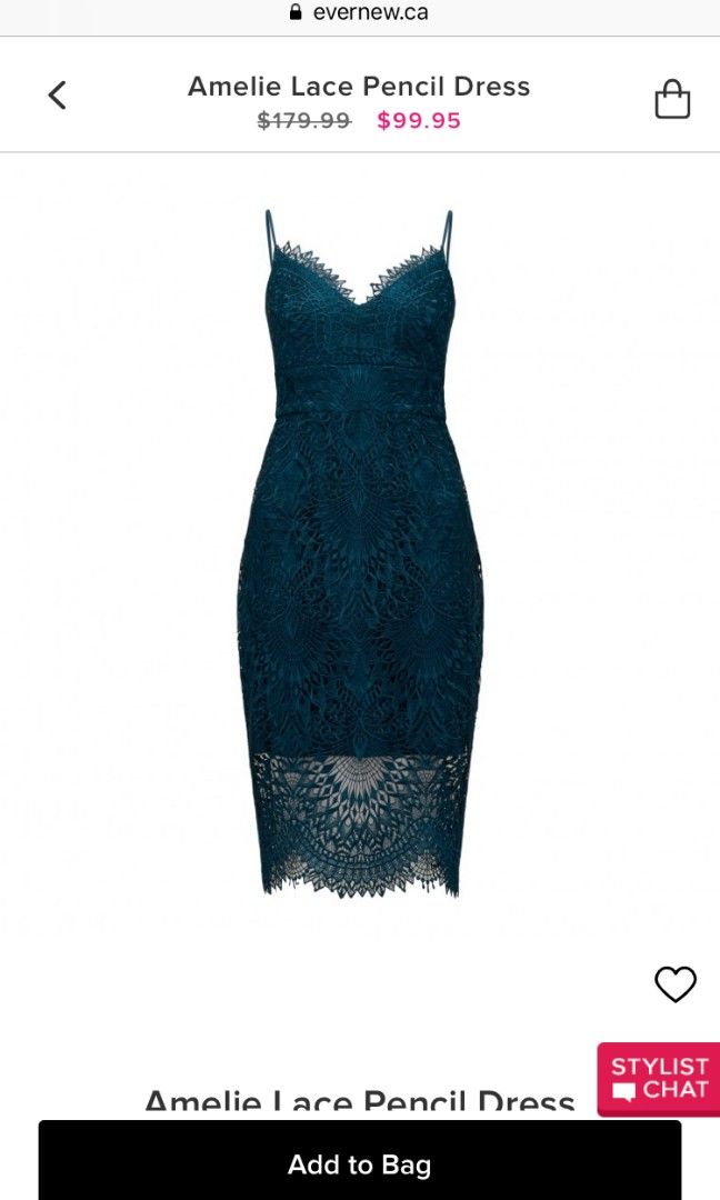 Amelie lace hot sale pencil dress