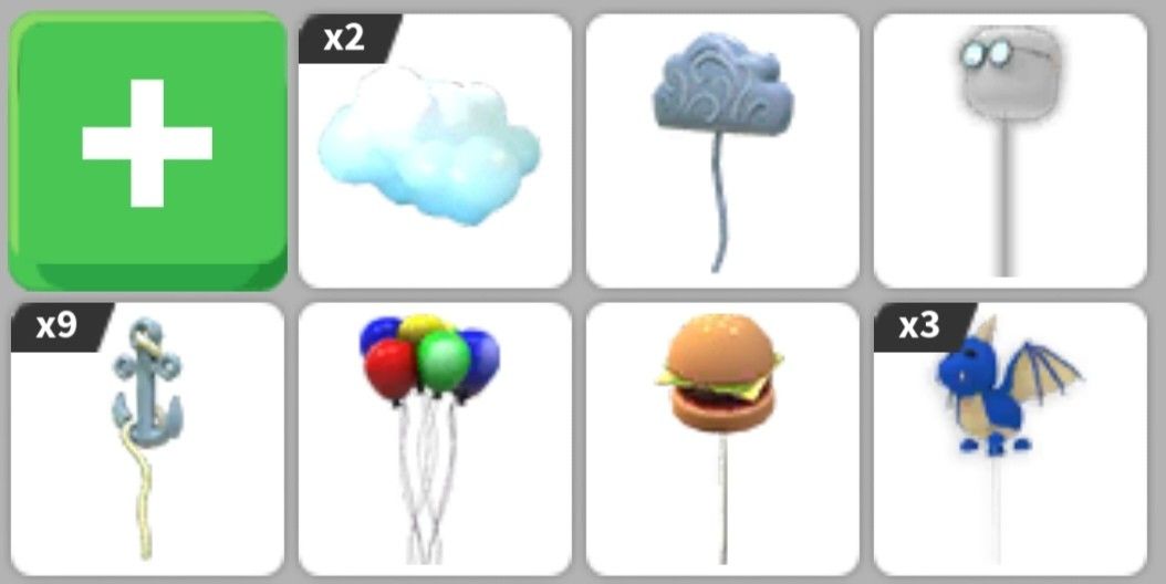 Roblox adopt me Balloon and Pogo toy, Video Gaming, Gaming Accessories