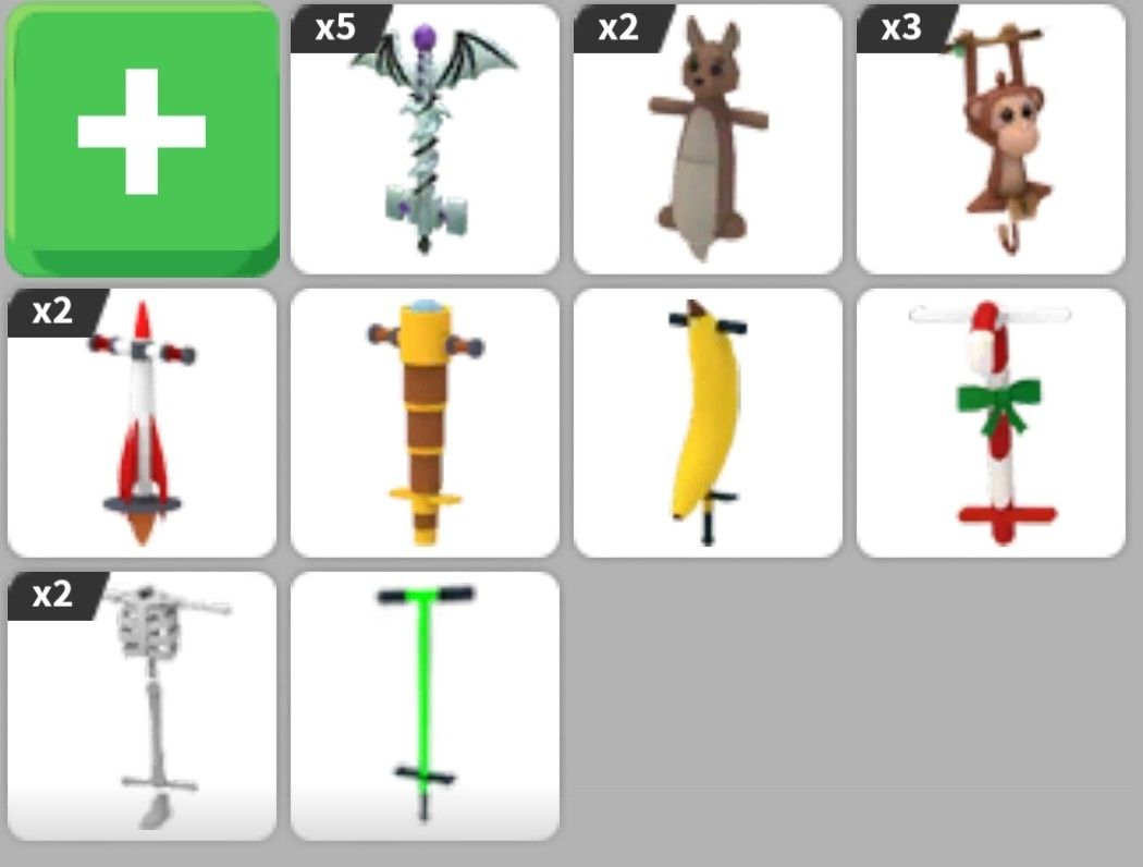 Roblox adopt me Balloon and Pogo toy, Video Gaming, Gaming Accessories