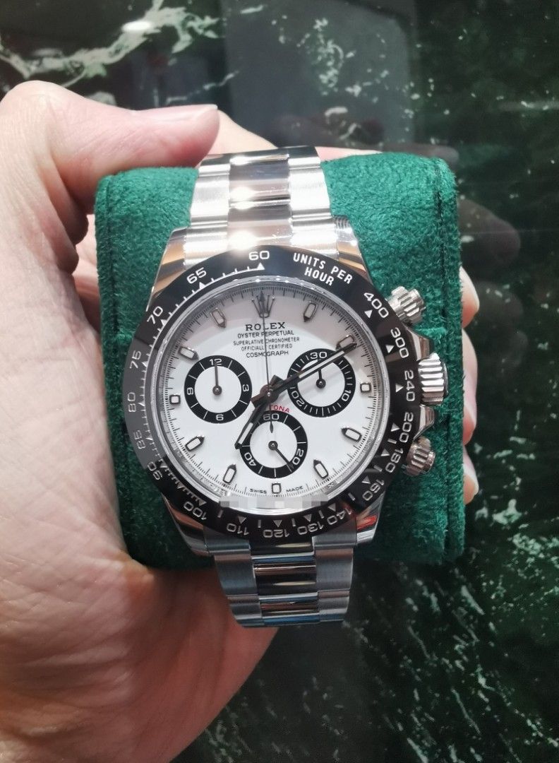 Rolex Daytona steel ceramic White panda 116500ln Luxury Watches