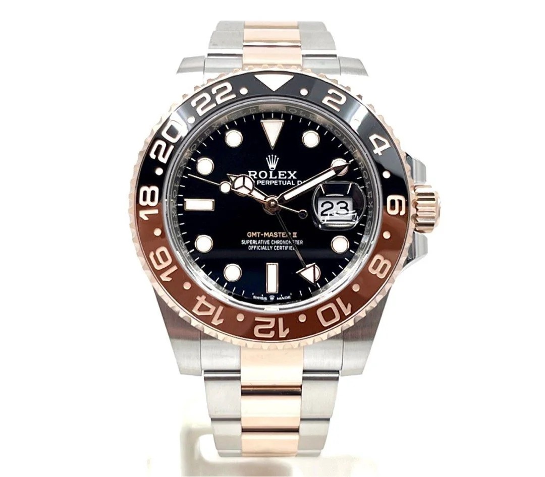 Gmt master ii sales rose gold price