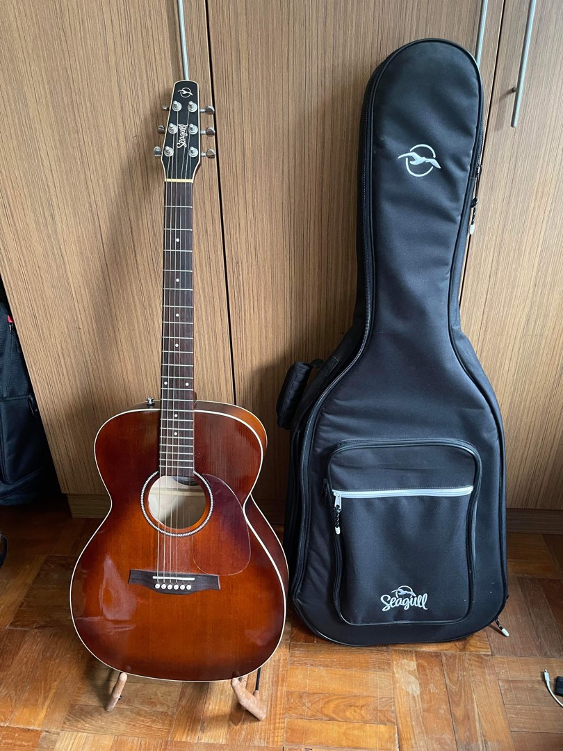 SEAGULL GUITAR S6 ORIGINAL SLIM CONCERT HALL BURNT UMBER GT A E