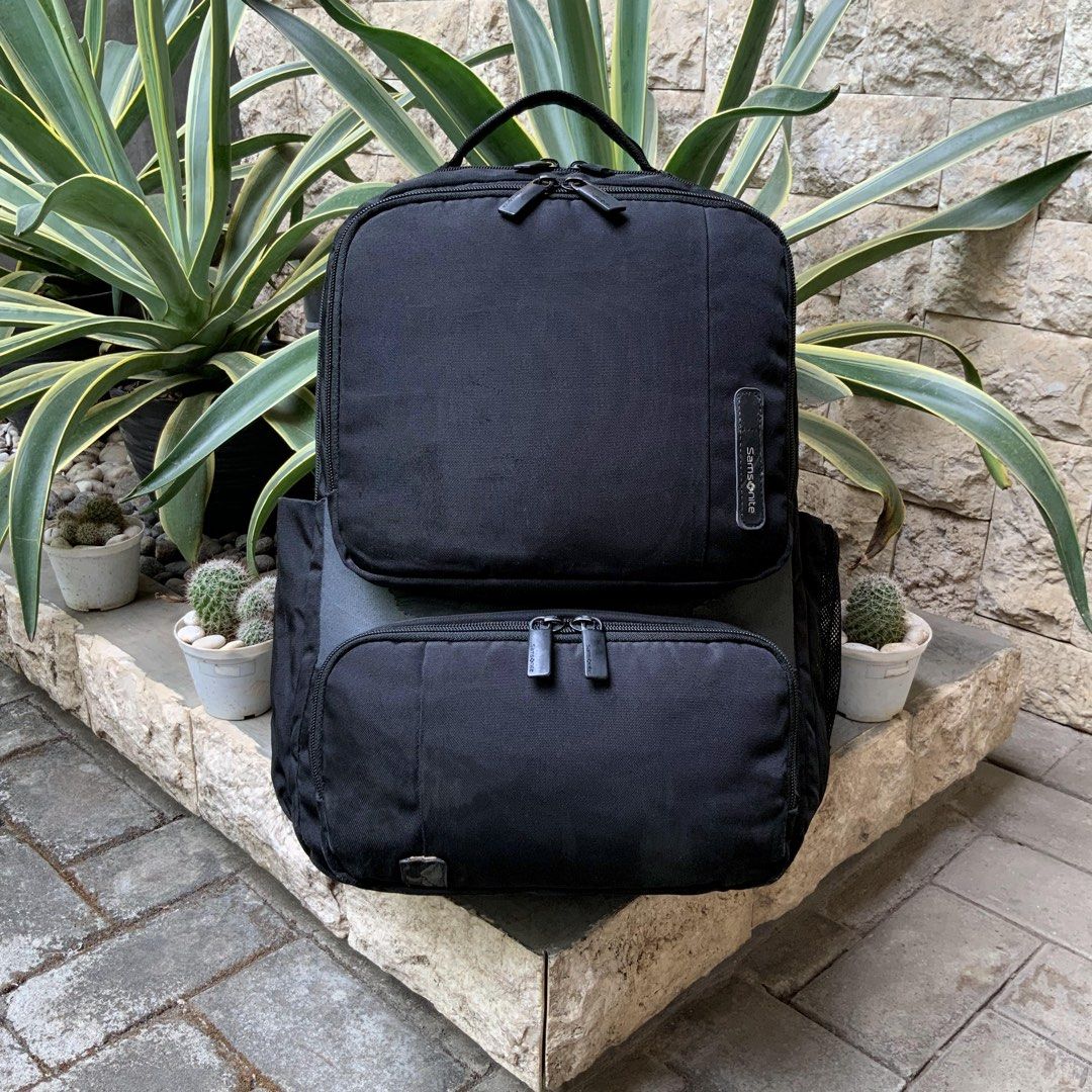 SAMSONITE SQUAD LAPTOP BACKPACK Fesyen Pria Tas Dompet