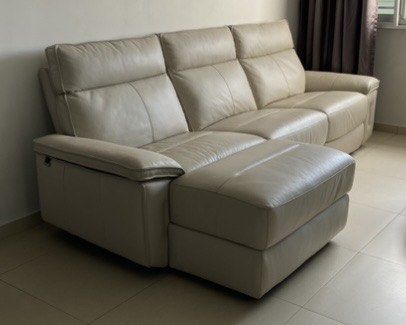 Scanteak leather new arrivals sofa
