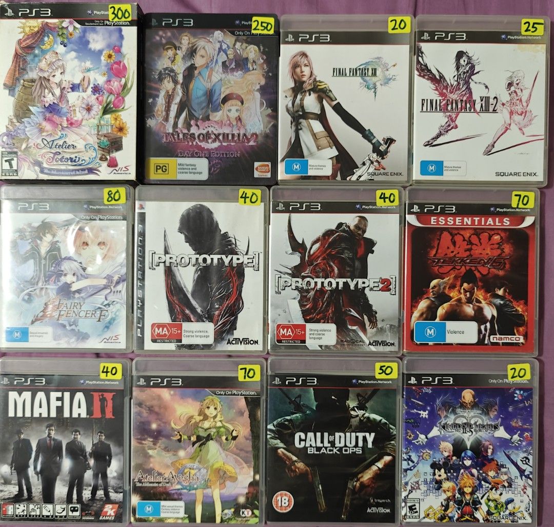 Second hand ps3 games shop