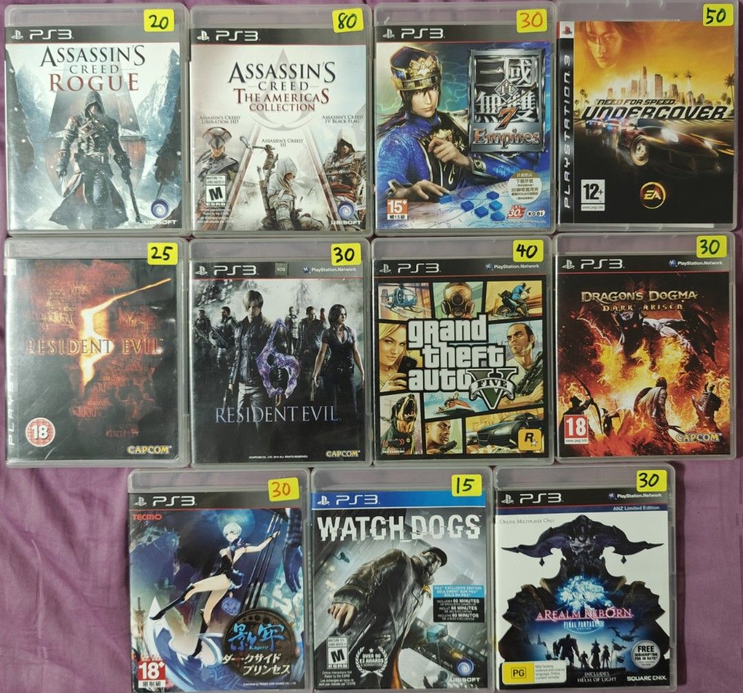 Second hand ps3 cheap games