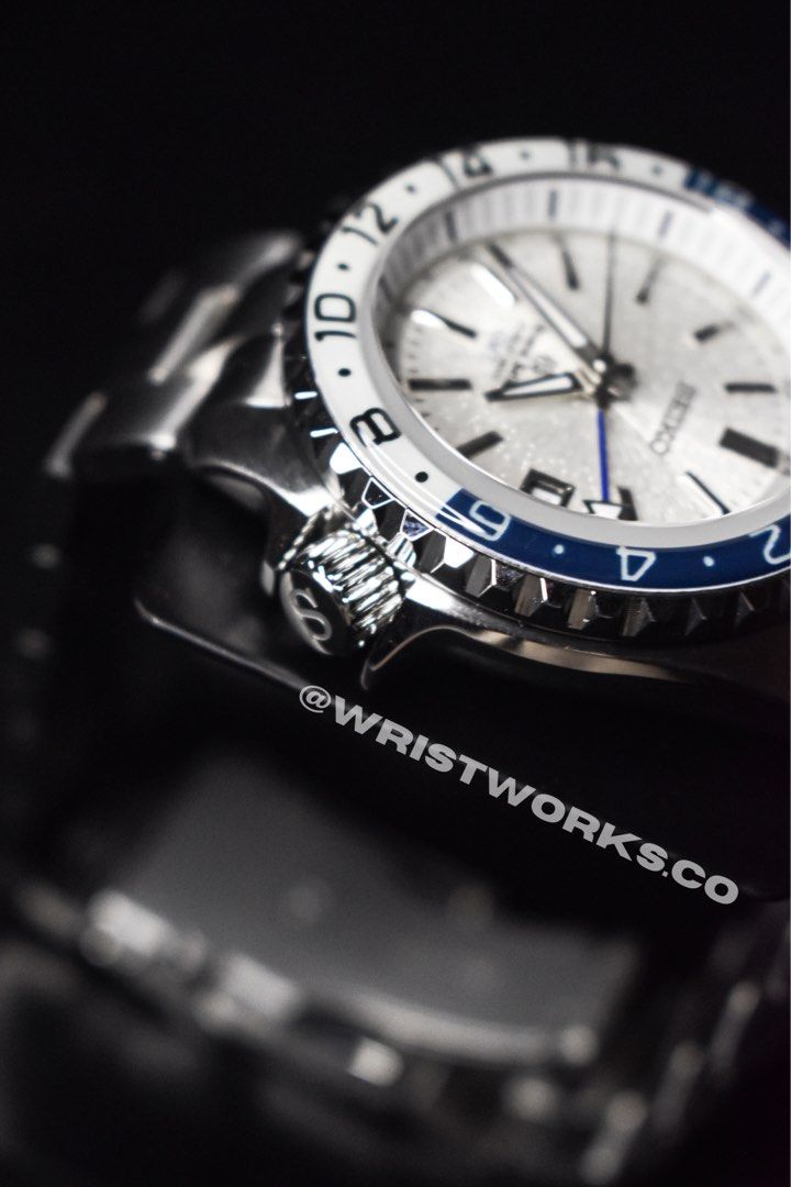 White dial cheap gmt watch