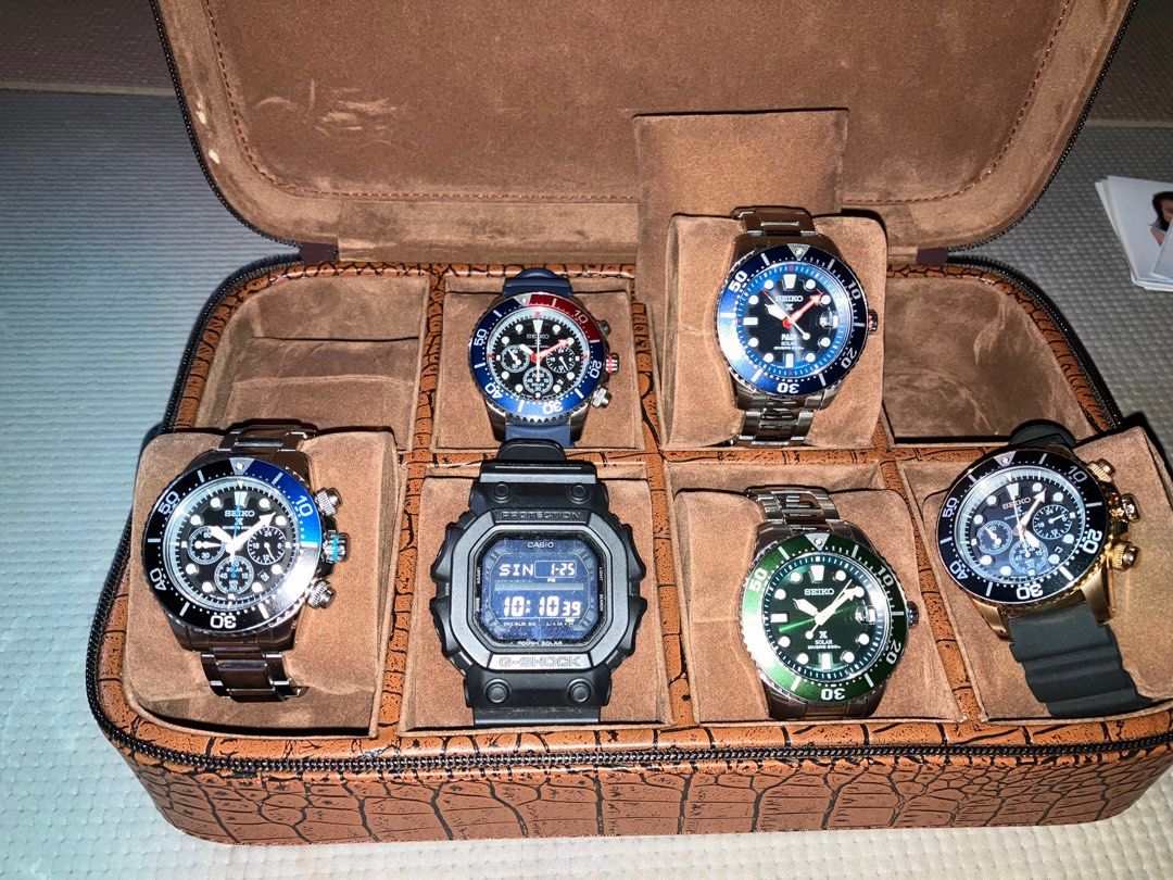 Watch box for solar watches on sale