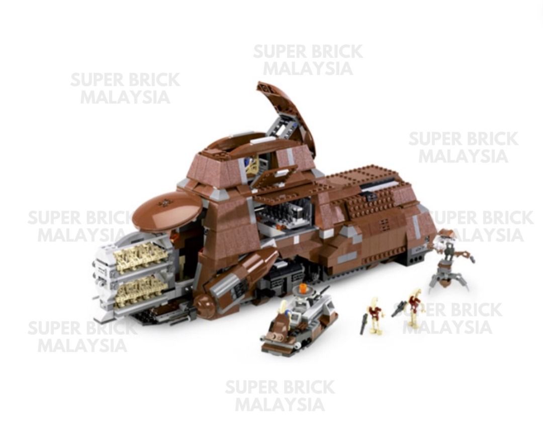 SET 7662 LEGO STAR WARS 2007 Trade Federation MTT Complete Set