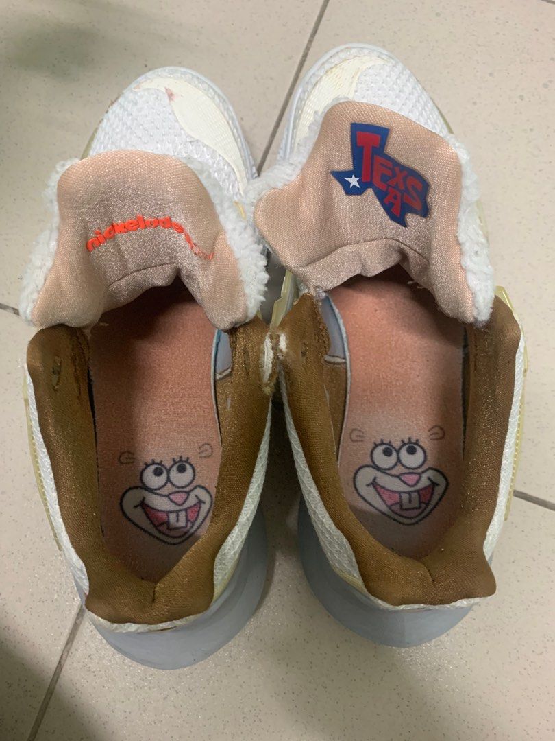Sandy discount shoes spongebob