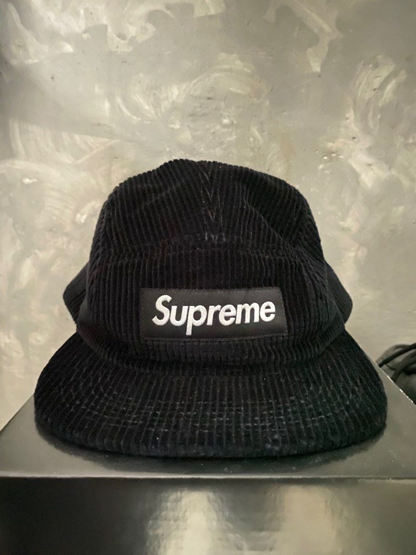 Supreme corduroy camp cap on sale ss18