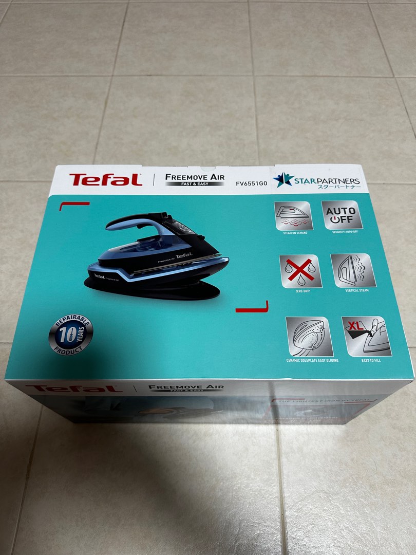 Tefal Freemove Air FV6551G0 TV Home Appliances Irons