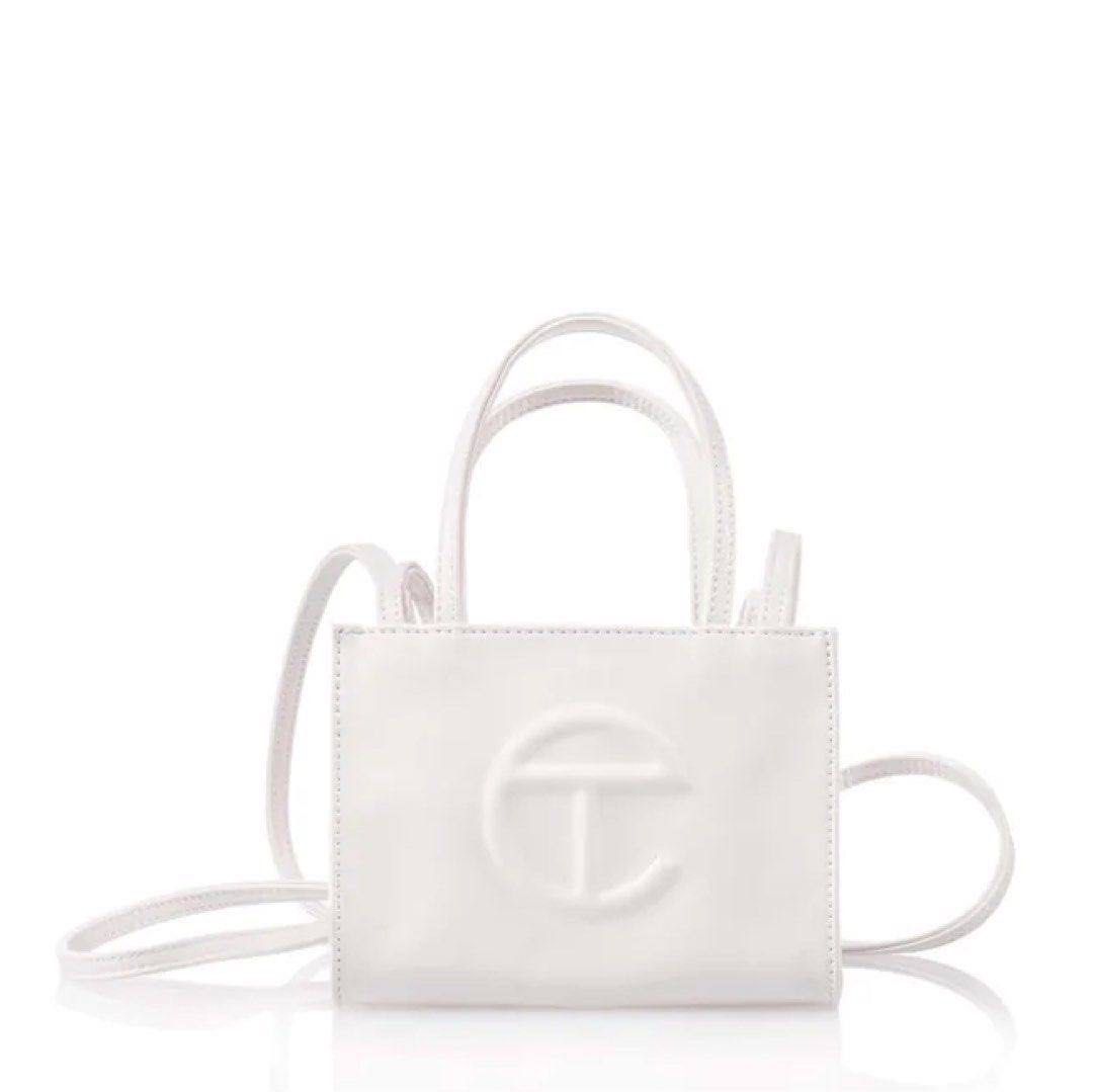 Telfar white shopping bag in small Women s Fashion Bags