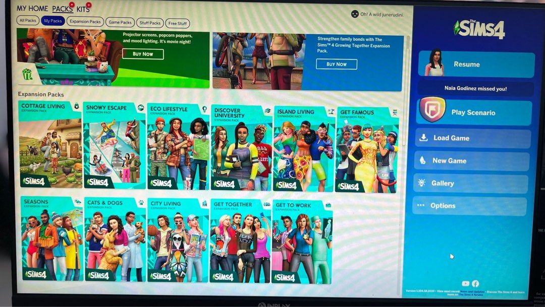 The SIMS 4 with packs (EA version) EA account included (Category: Others) located in Santiago. Submitted by missymuffet (Listing ID 1281871952, Image 1). Description: Hi! I’m a simmer since the sims 1! But since i am already too busy with work and family i couldn’t find enough time to play anymore. So i am now selling my EA (origin) account with mainly the sims 4 and packs in it. Details: (may refer to photos) Base game 11 Expansion Packs 6 Game 