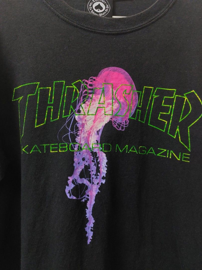 Thrasher jellyfish t shirt hot sale