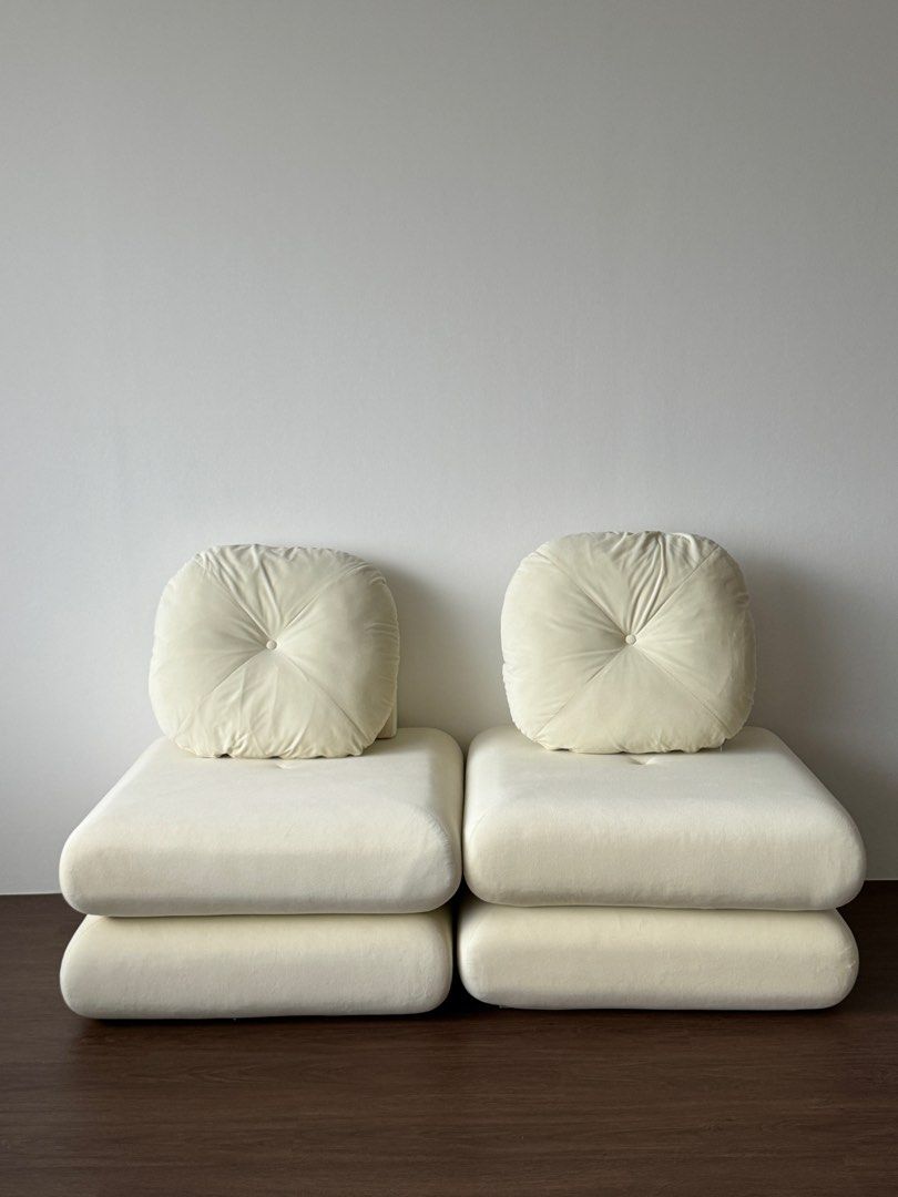 Tofu Cream Small Sofa Bed Furniture
