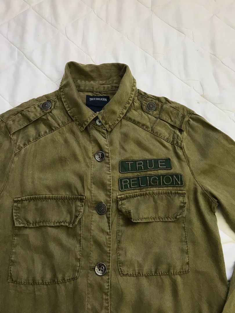 True religion military store jacket