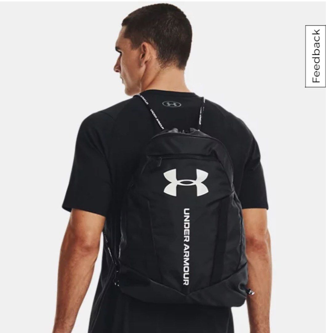 Under Armour Drawstring Bag *Authentic & New*, Men's Fashion, Bags,  Backpacks on Carousell