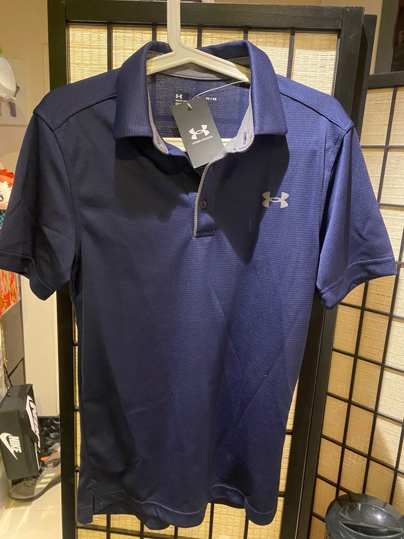 Under armour polo loose fit best sale