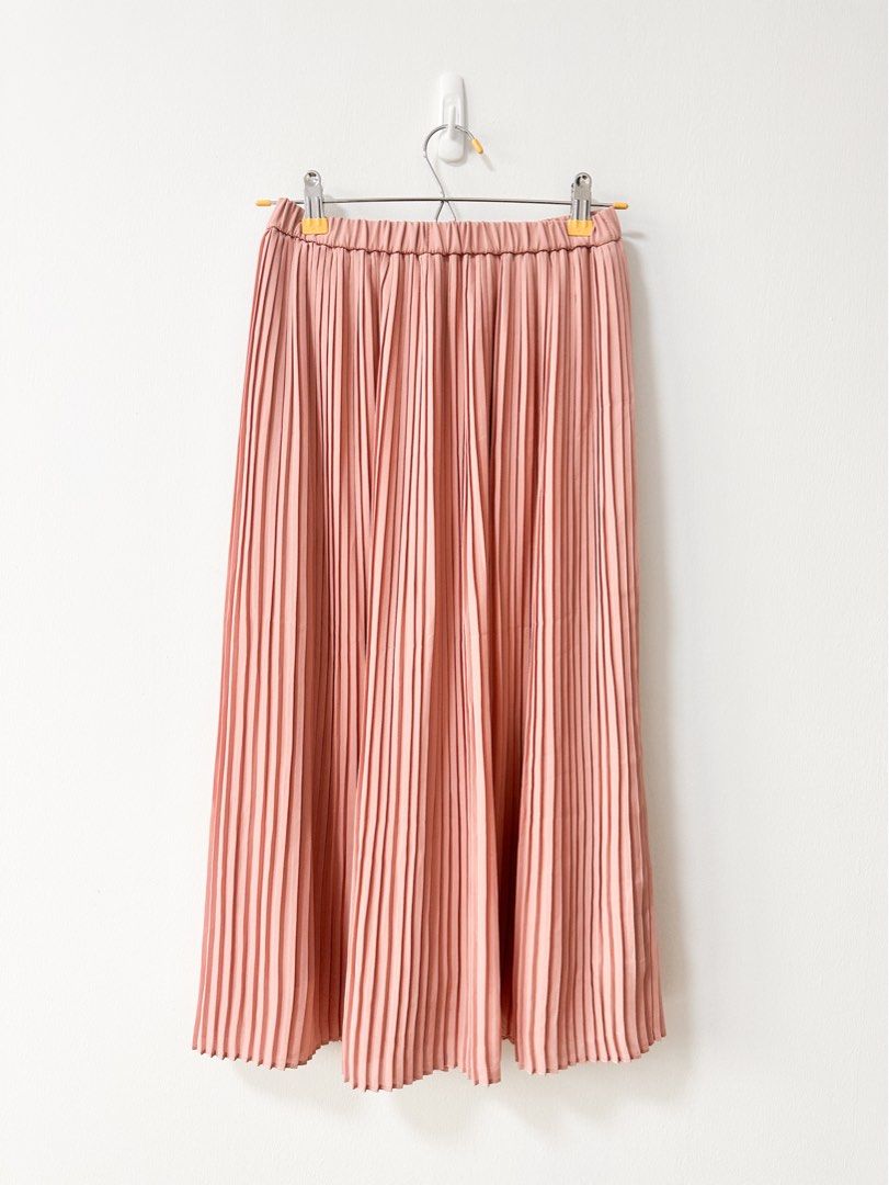 S UNIQLO Free size punk pleated skirt