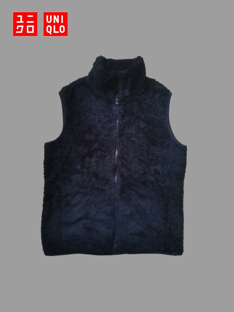 Fluffy Yarn Fleece Vest