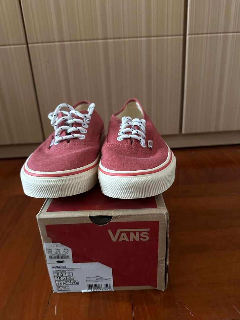 Vans for j on sale crew washed canvas