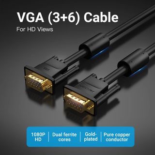 Vention VGA (3+6) Male to Male Cable 1M