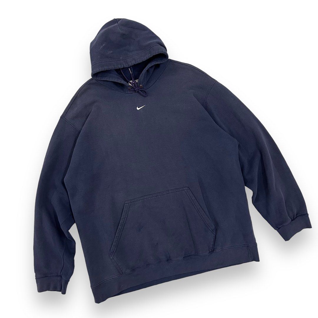 nike center chest swoosh hoodie