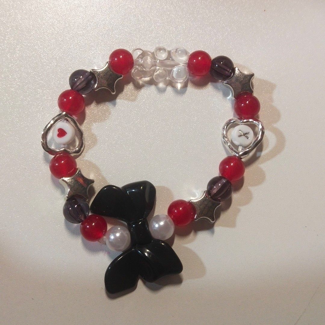 Red cheap black bracelet