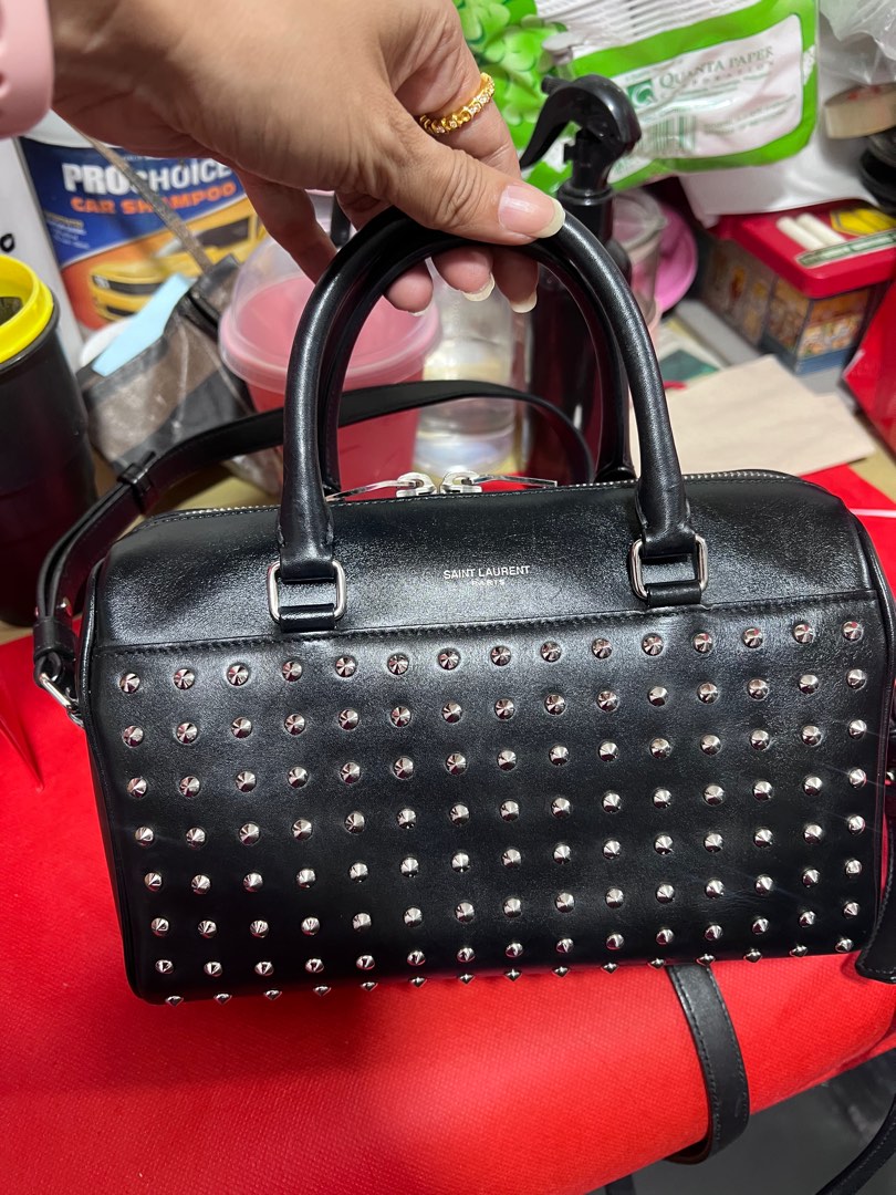 YSL Baby Duffle bag studded Luxury Bags Wallets on Carousell