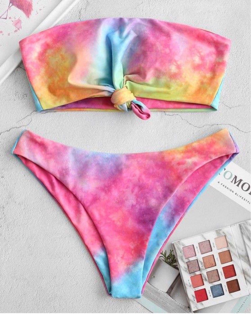 Zaful rainbow bikini online