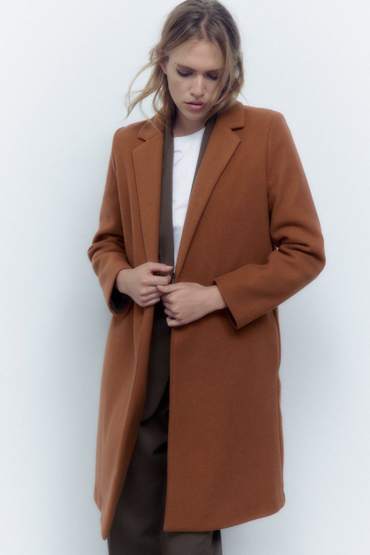 Zara coat in brown