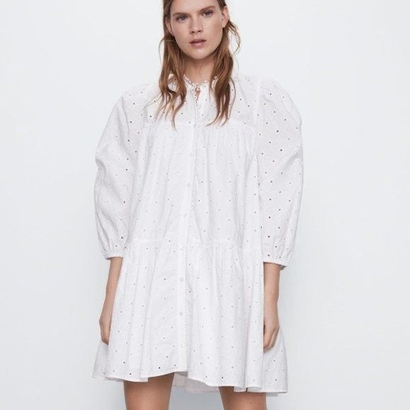 Zara White Embroidered Eyelet Dress, Women's Fashion, Dresses & Sets, Dresses on Carousell Zara White Embroidered Eyelet Dress, Women's Fashion, Dresses & Sets, Dresses on Carousell