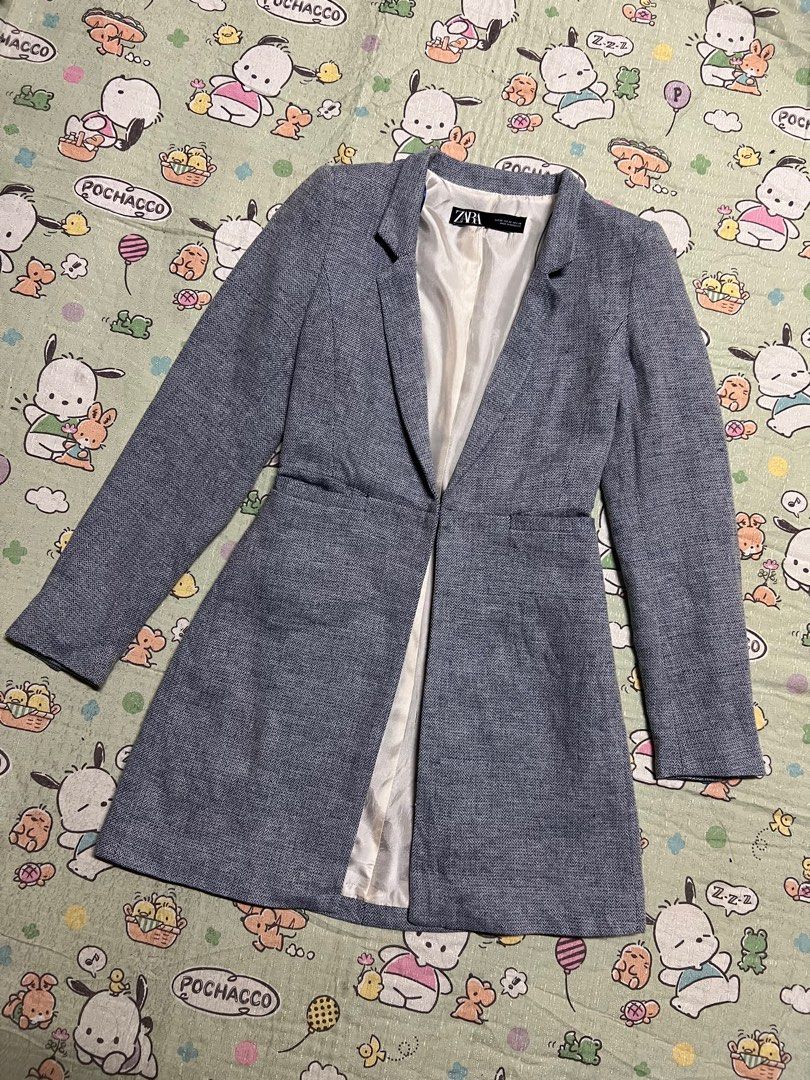 ZARA Women s Inverted Lapel Frock Coats Women s Fashion Coats