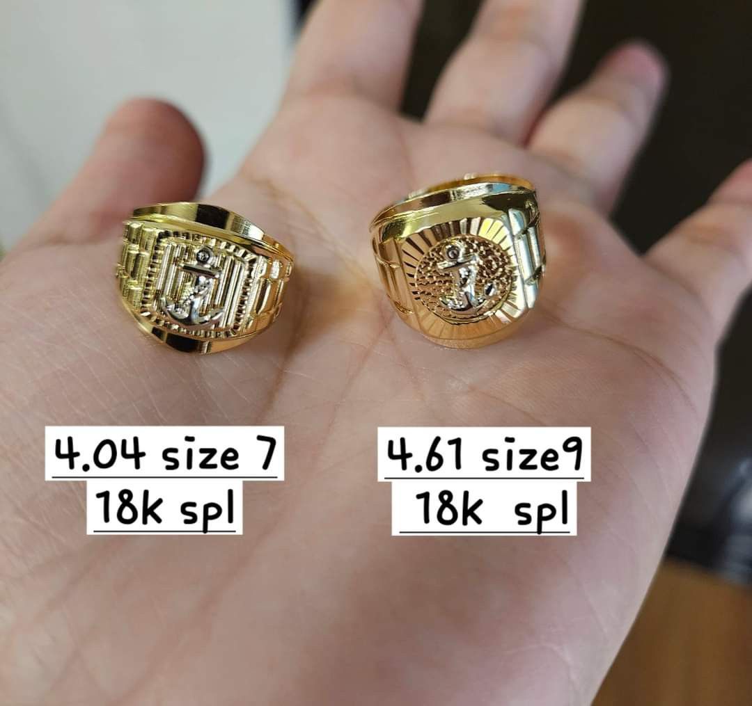 Saudi gold mens ring design top