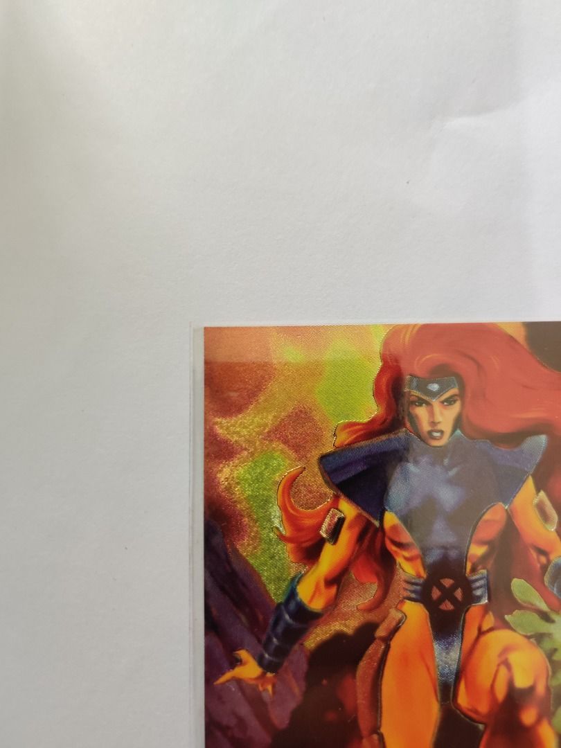1995 Fleer Marvel Metal Jean Grey (Category: Raw Singles) located in Kawit. Submitted by ryuko.matoi (Listing ID 1282044710, Image 2). Description: 1995 Fleer Marvel Metal Jean Grey No reply means not interested No trade/swaps No reservation MOP - BDO & Cash Pick up location: Rosedale Residences, Barangay San Sebastian, Kawit Cavite..