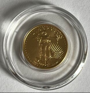 2023 American Gold Eagle 1/10 oz Gold Coin BU in Capsule