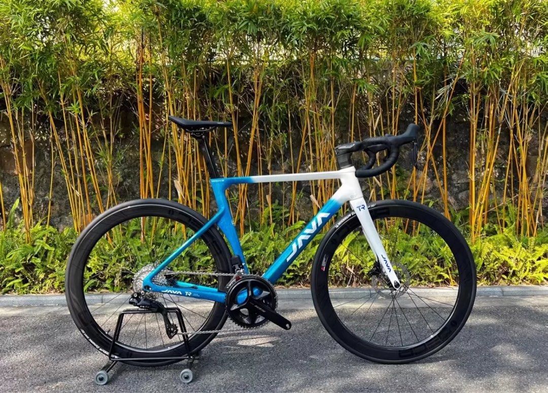 2024 JAVA VESUVIO TEAM RACING 隊版 電變 SHIMANO R7170 24速 碳纖維公路車 送水架前後蛙燈 ...