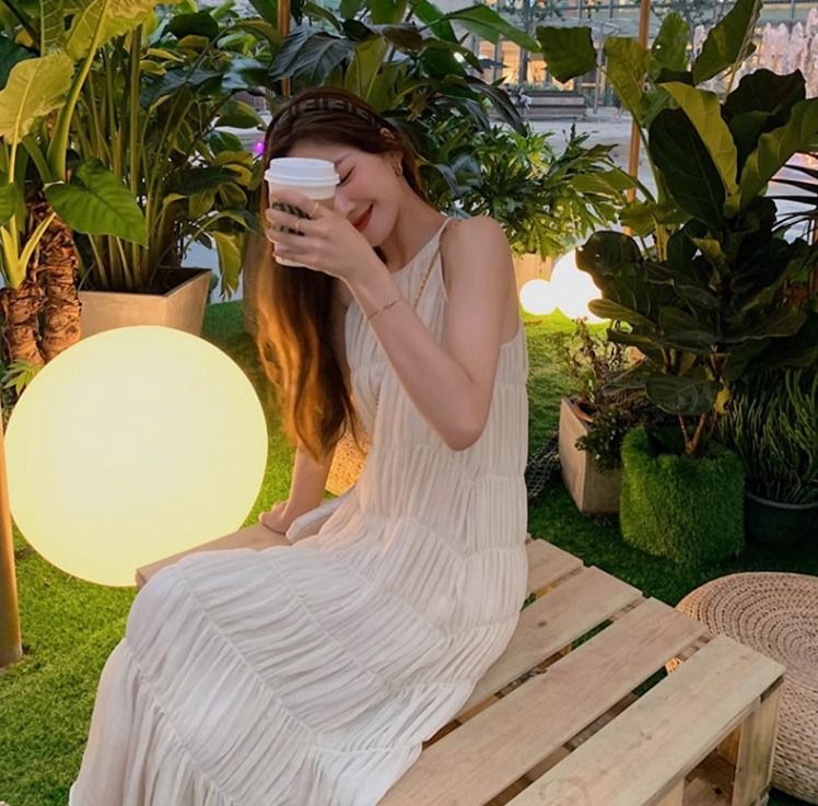 Apricot outlet tea dress