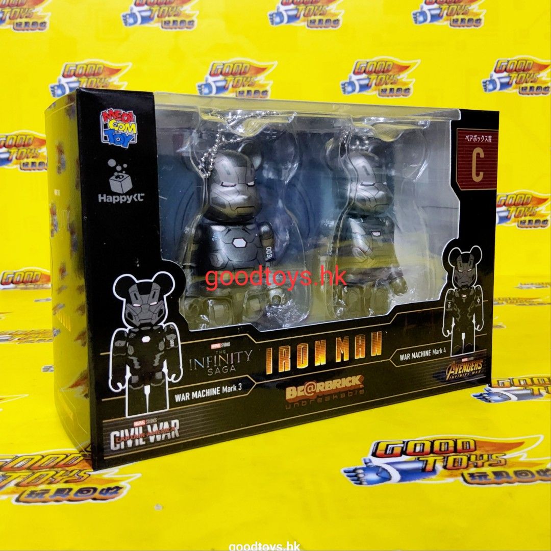 全新未開封MEDICOM 一番賞C賞BEARBRICK 100% THE INFINITY SAGA IRON