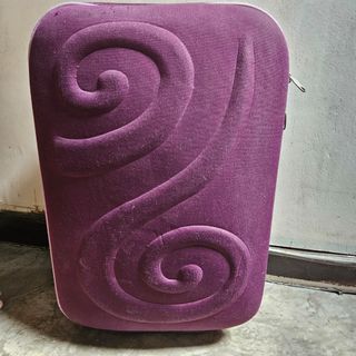 2-wheel violet small luggage (with flaws)