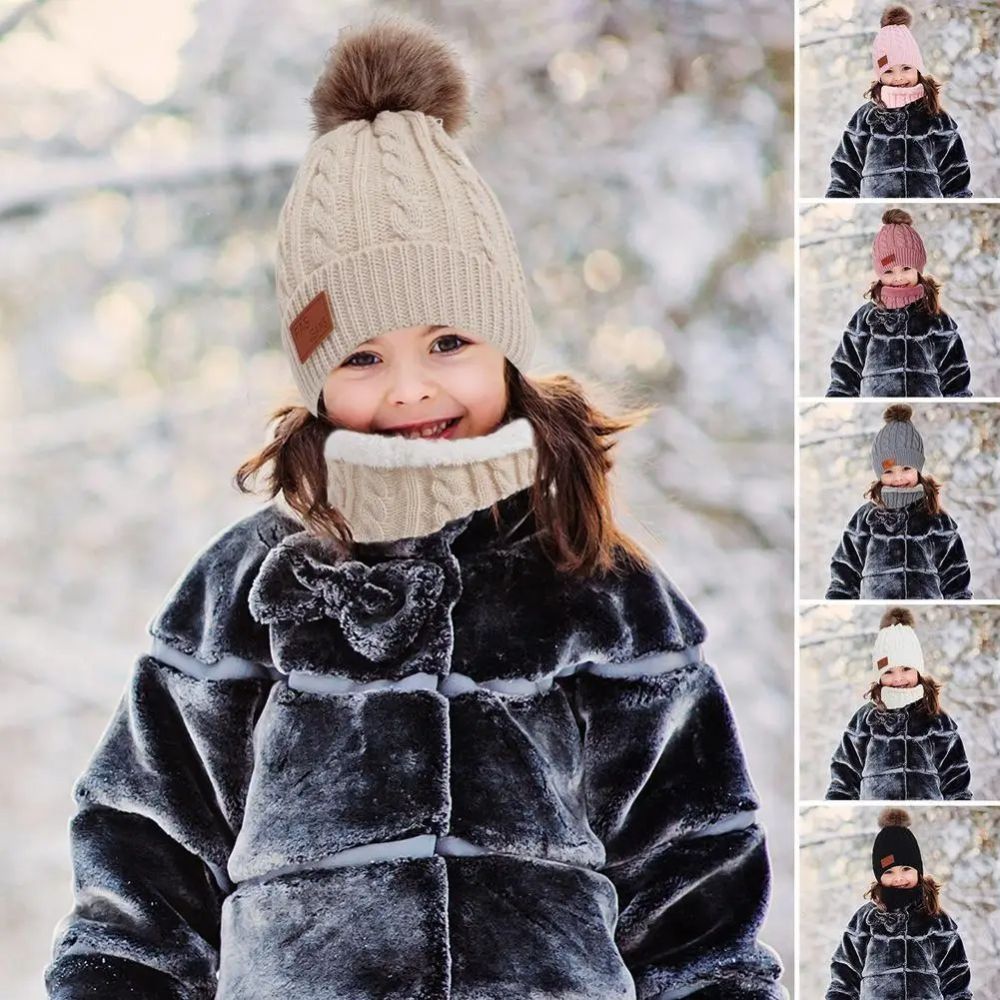 Kids hat scarf gloves discount